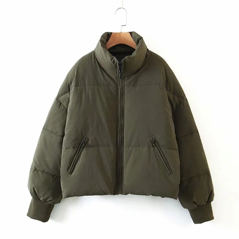 Women's Loose Fit Puffer Jacket Harajuku Style Warm - Image 8