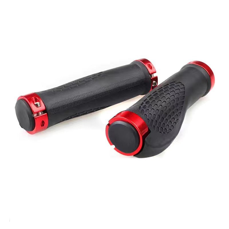 Anti-Slip Mountain Bike Handlebar Grips with Aluminum Alloy Locks