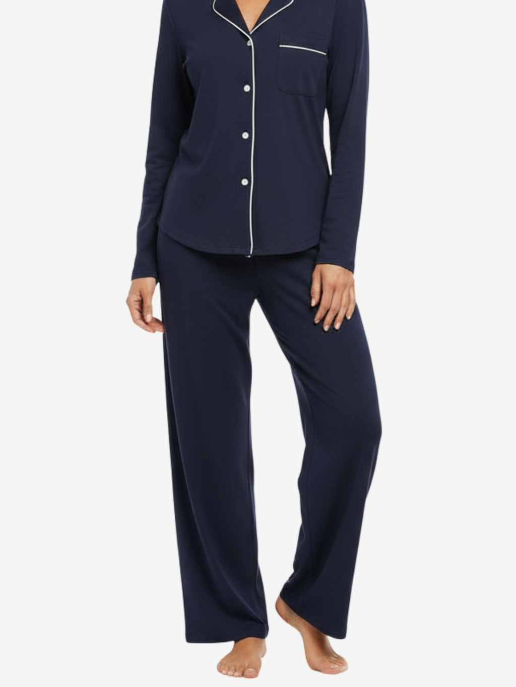 Donna Moisture-Wicking Pajama Pants in Light Blue - Image 11