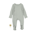 The Printed Snap Romper - Anchor