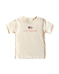 Little American Classic kids t-shirt with patriotic graphic design