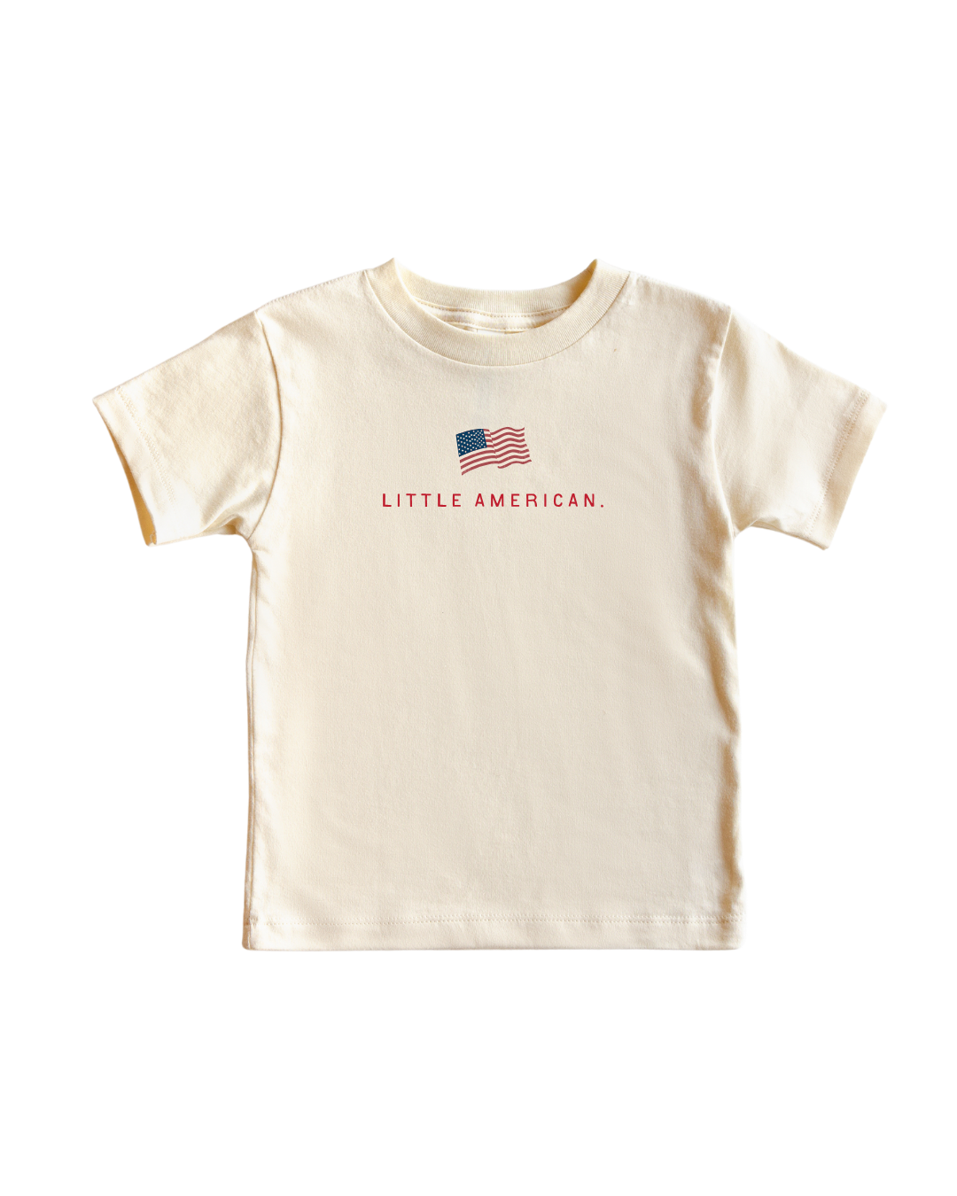 Little American Classic kids t-shirt with patriotic graphic design