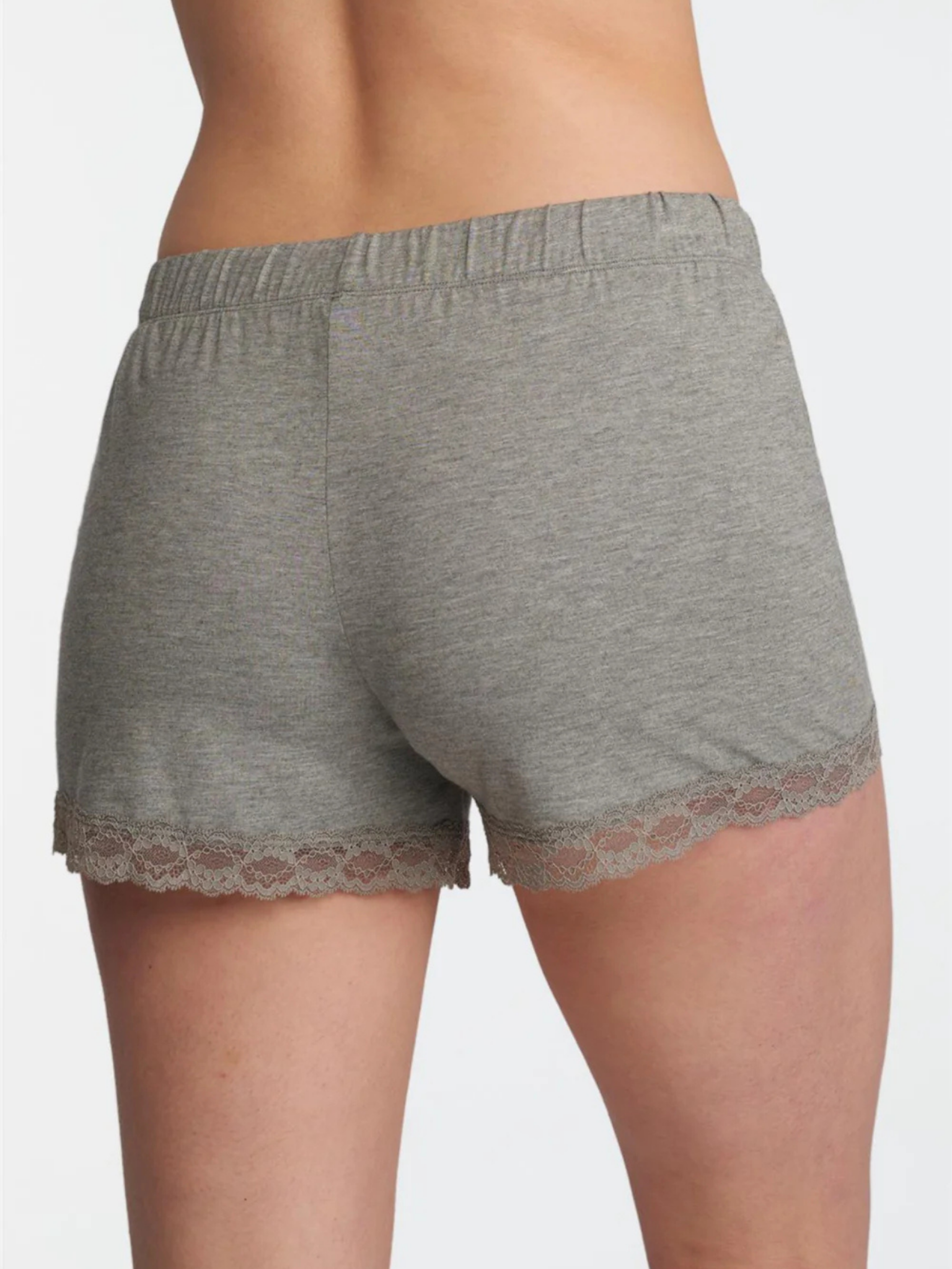 Cara Women's Sleep Short in Beige with Moisture-Wicking Fabric - Image 10