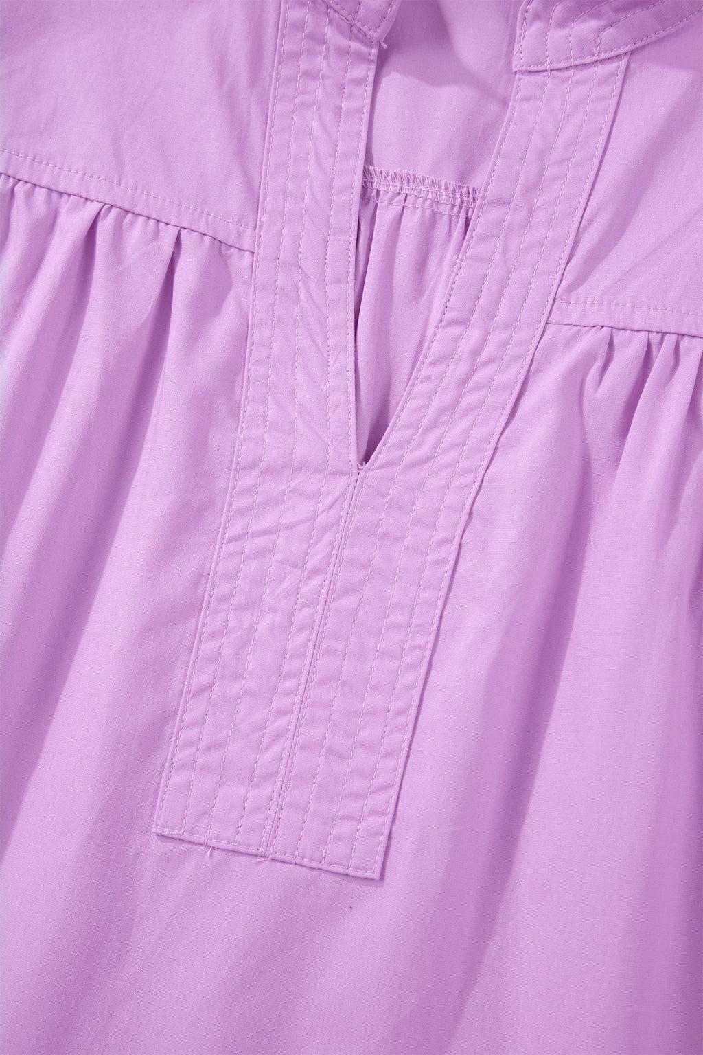 Reese Puffy Half Sleeve Blouse in Lavender