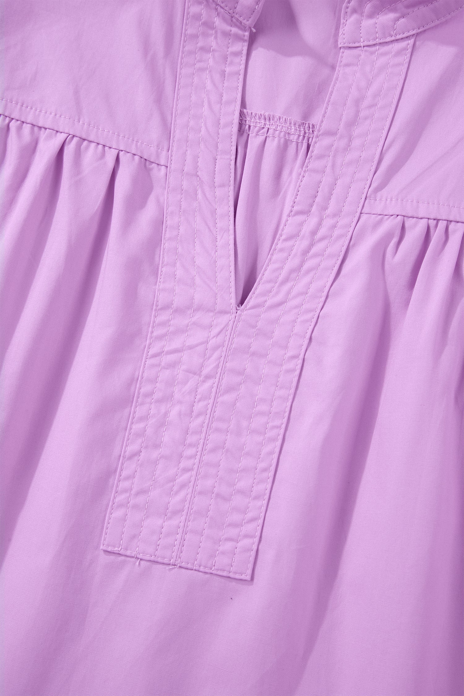 Reese Puffy Half Sleeve Blouse in Lavender