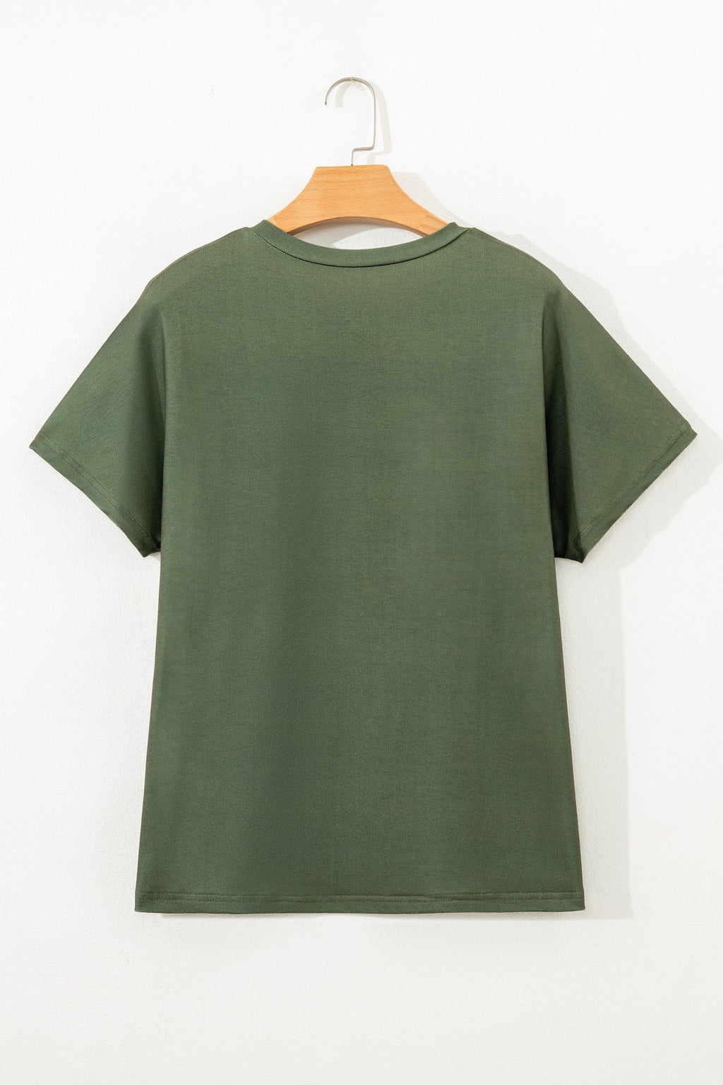Women's Striped Half Button Crew Neck T-Shirt - Relaxed Fit Casual Top