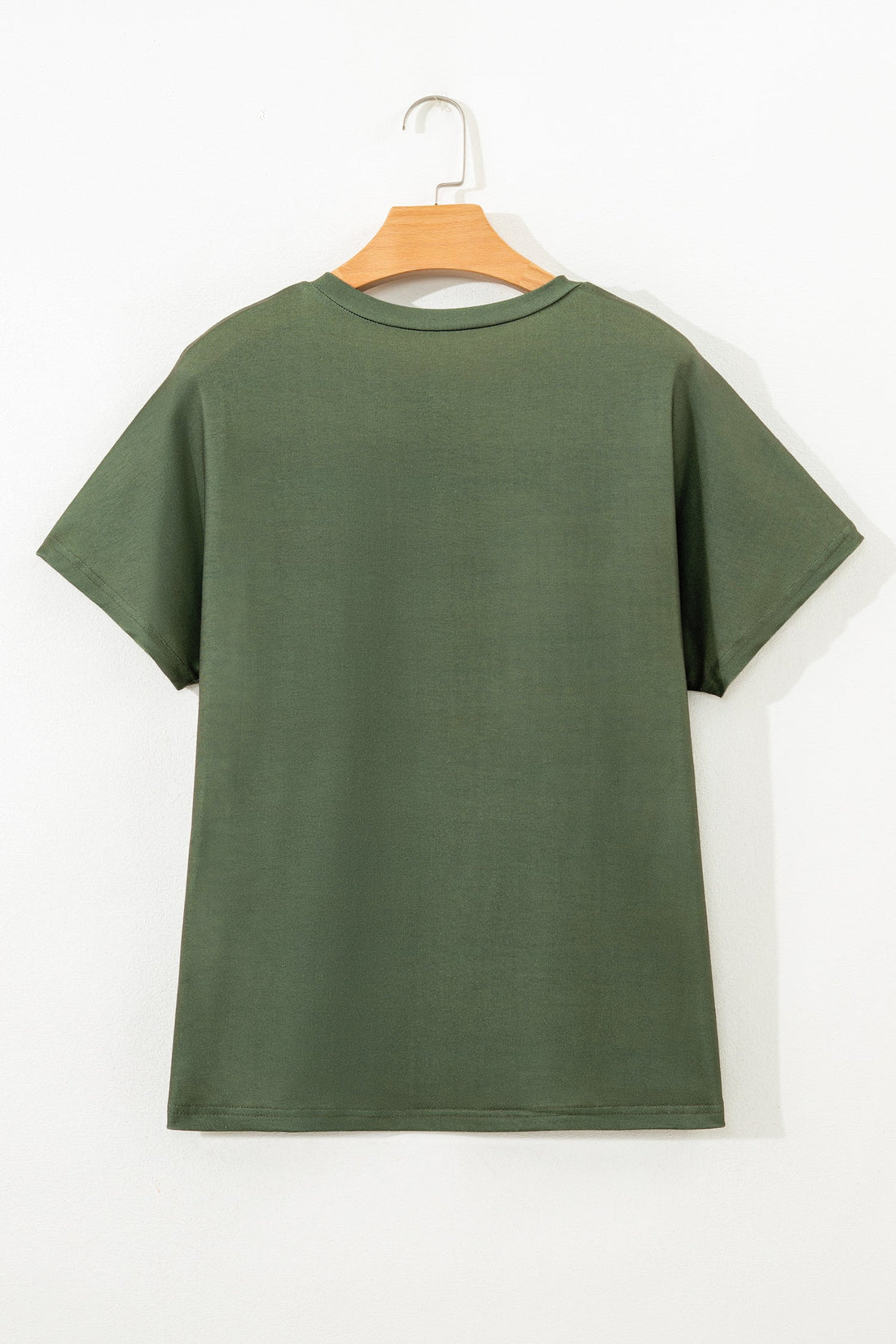 Women's Striped Half Button Crew Neck T-Shirt - Relaxed Fit Casual Top