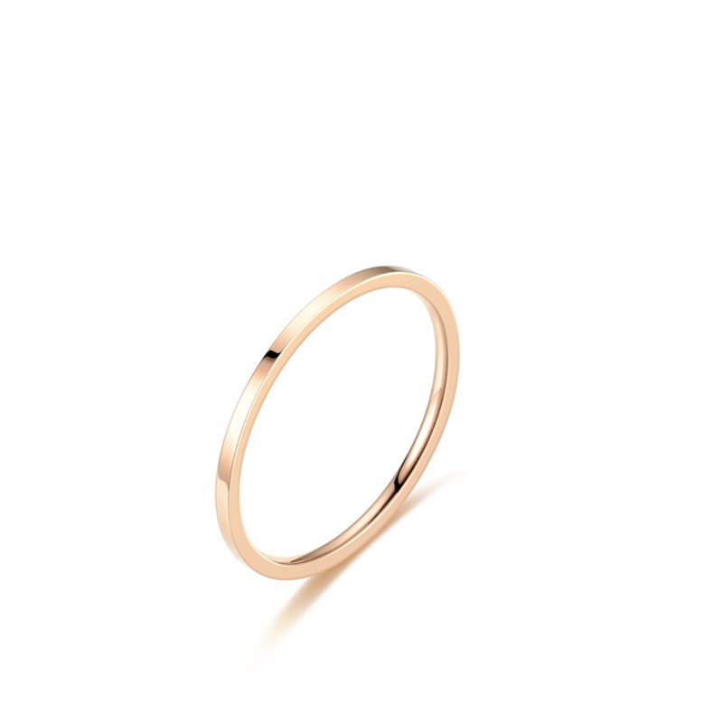 1mm Plain Band Ultra-thin Ring Couple Rings