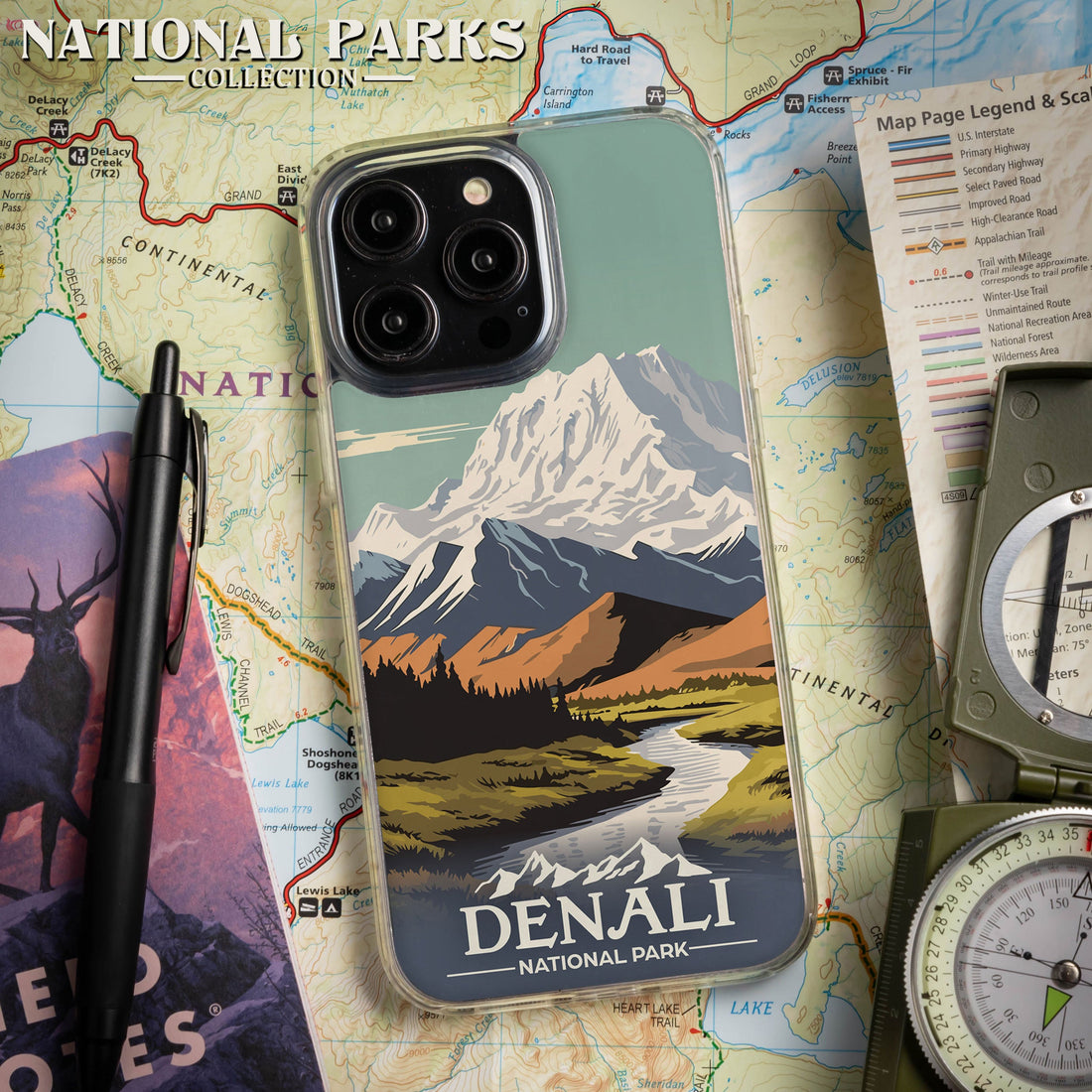 National Parks Denali HD Apple iPhone 12 Series Mag-Safe Phone Case