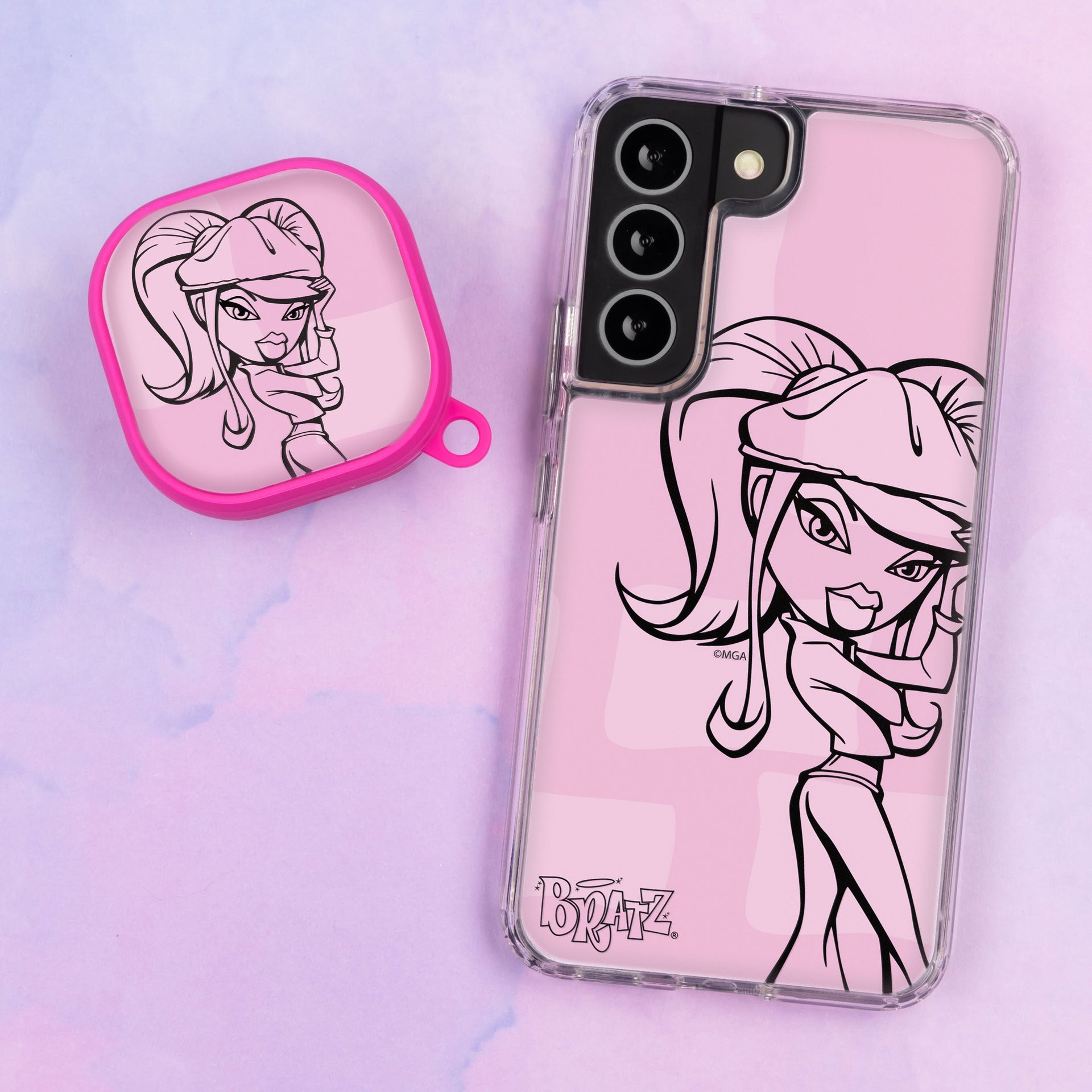 Bratz® Passion For Fashion HD Samsung Galaxy S22 Series and Buds Pro Combo Package