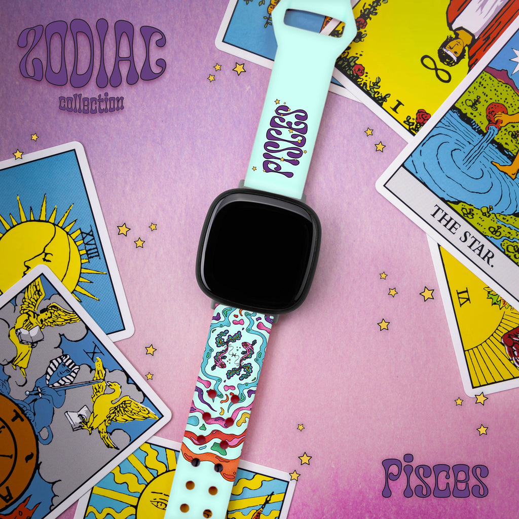 Zodiac Collection Printed Watch Band for Fitbit Versa 3 & Sense 1