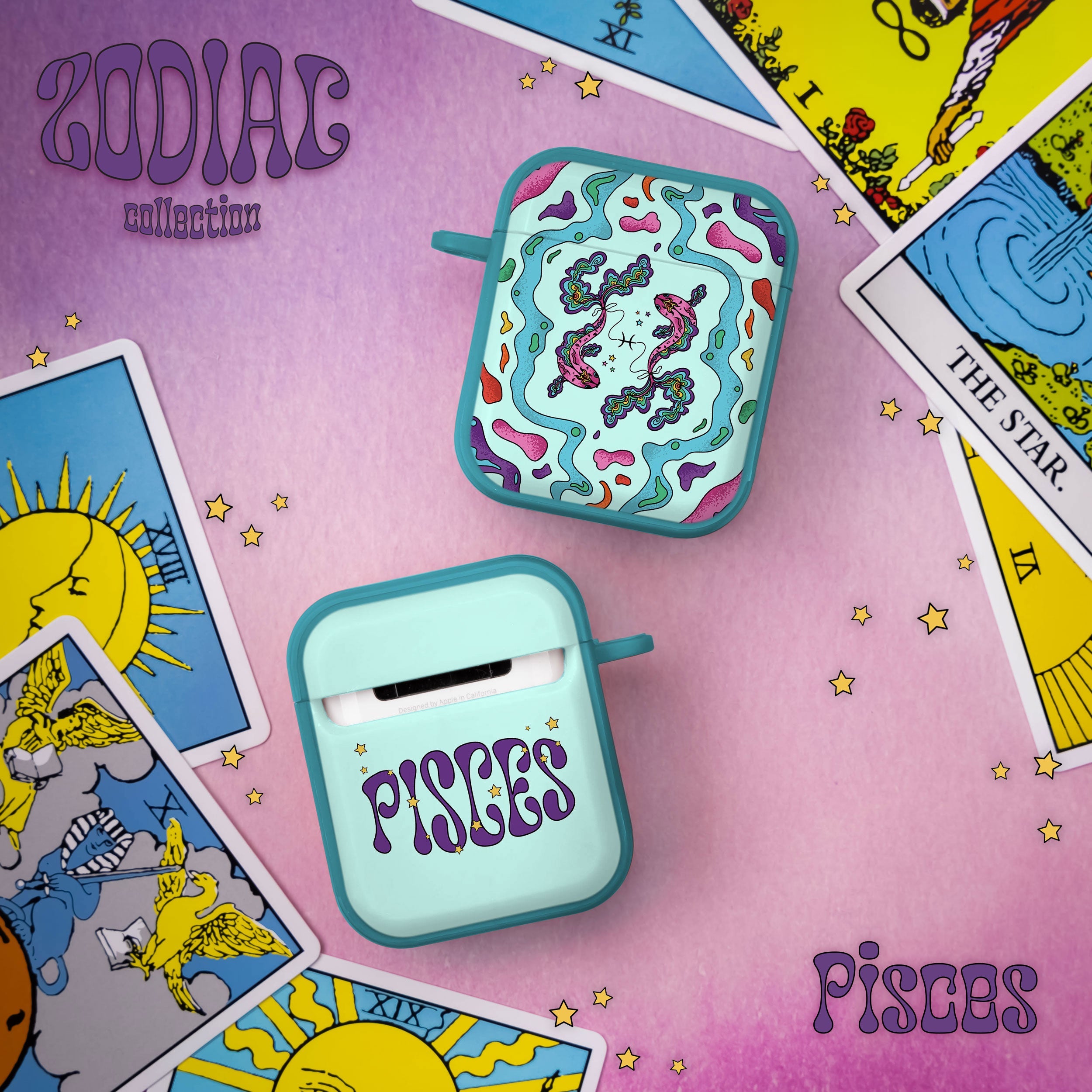 Zodiac Collection Protective Case for Apple AirPods Gen 1 & 2 - Image 12