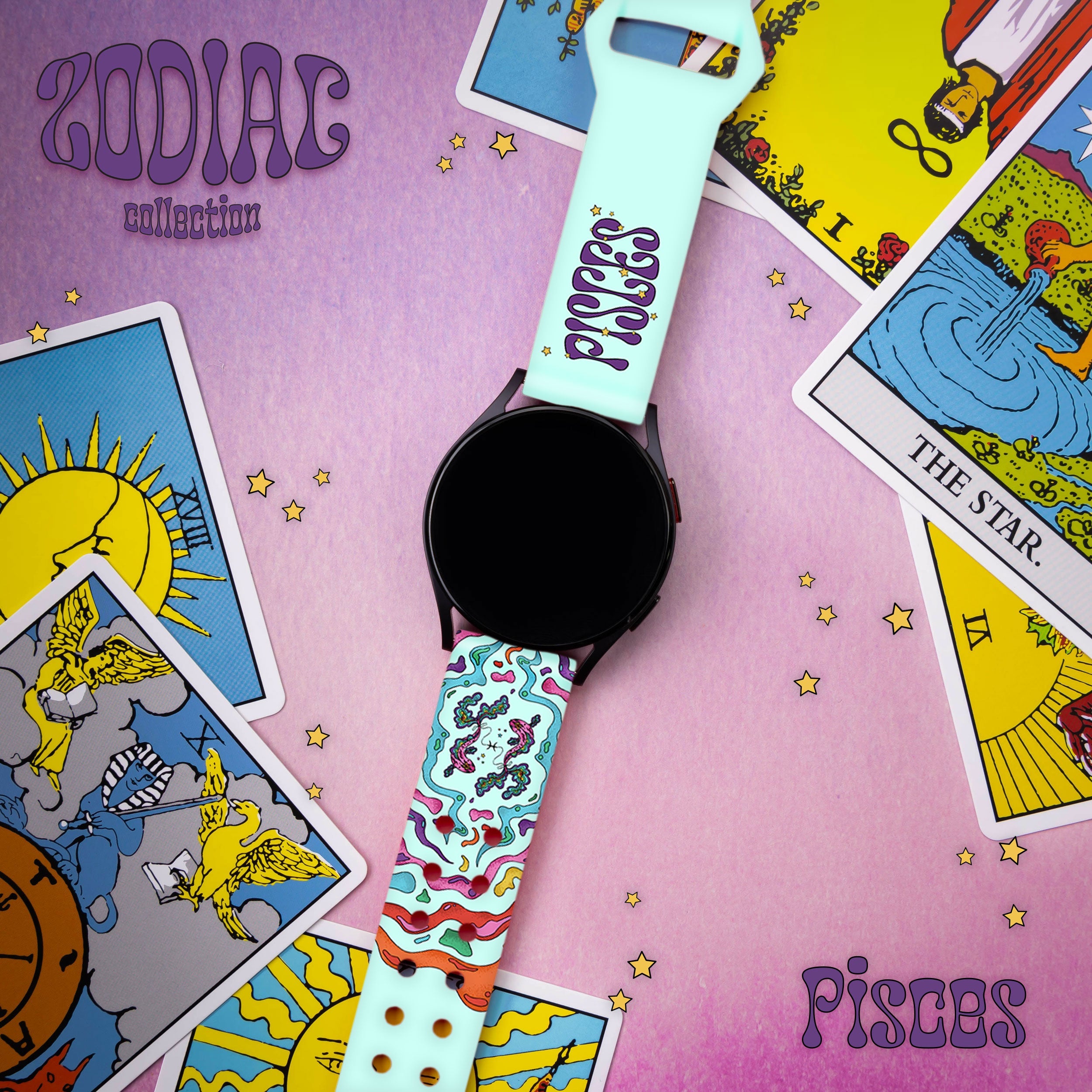 Zodiac Collection HD Watchband for Samsung Galaxy 20mm Watches