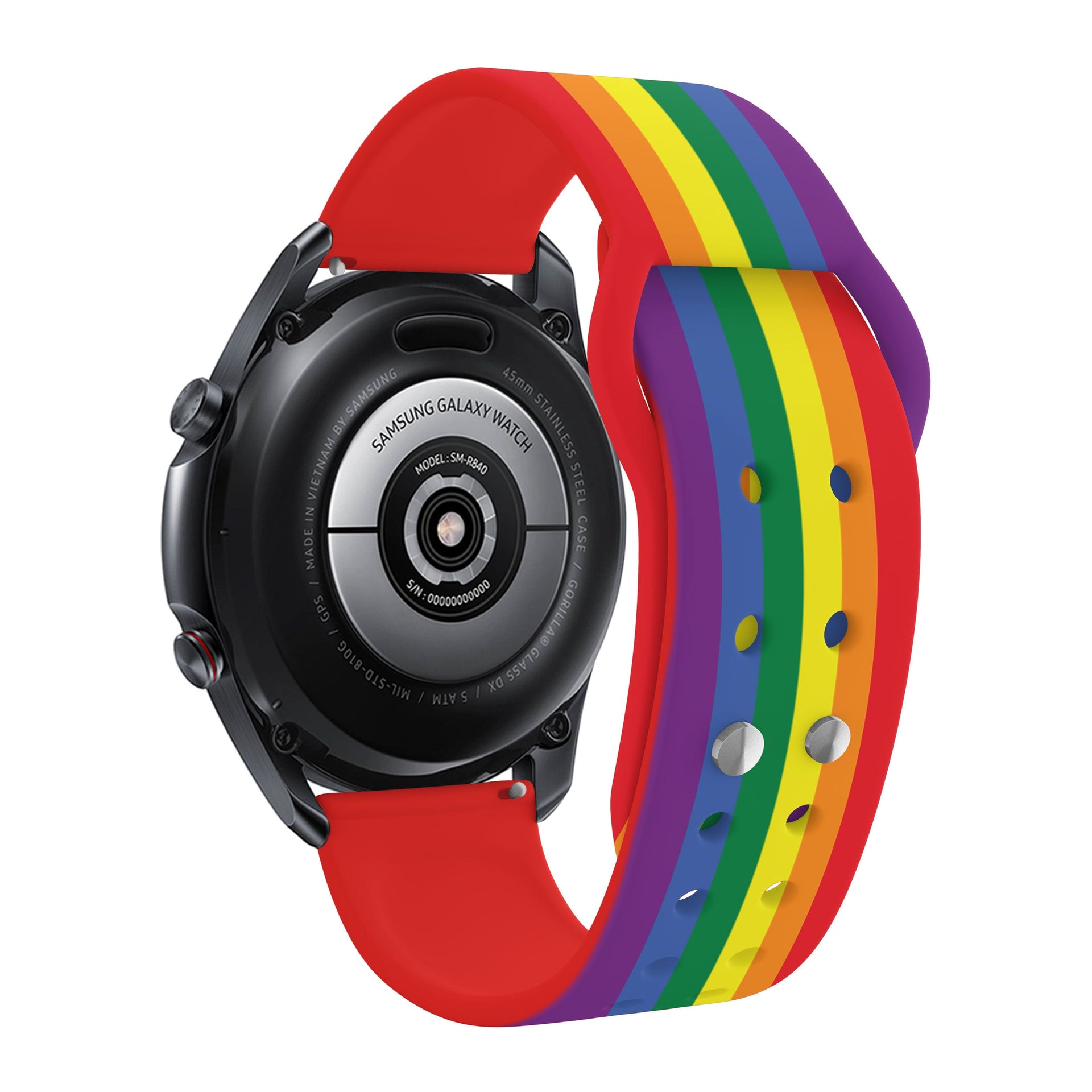 Pride HD  Watchband for Samsung, Garmin, Fossil, and More for Samsung, Garmin, Fossil, and More