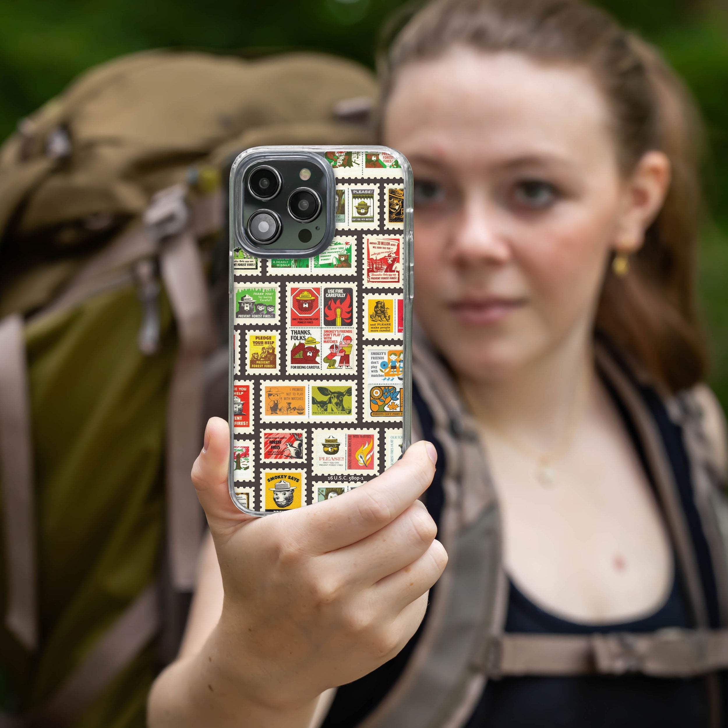 Smokey Bear iPhone 11 Series Case - Vintage Outdoorsy Protection