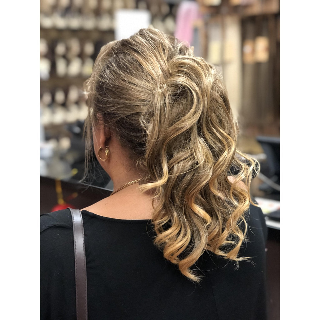 12" Simply Wavy Clip-On Ponytail Extension for Instant Volume