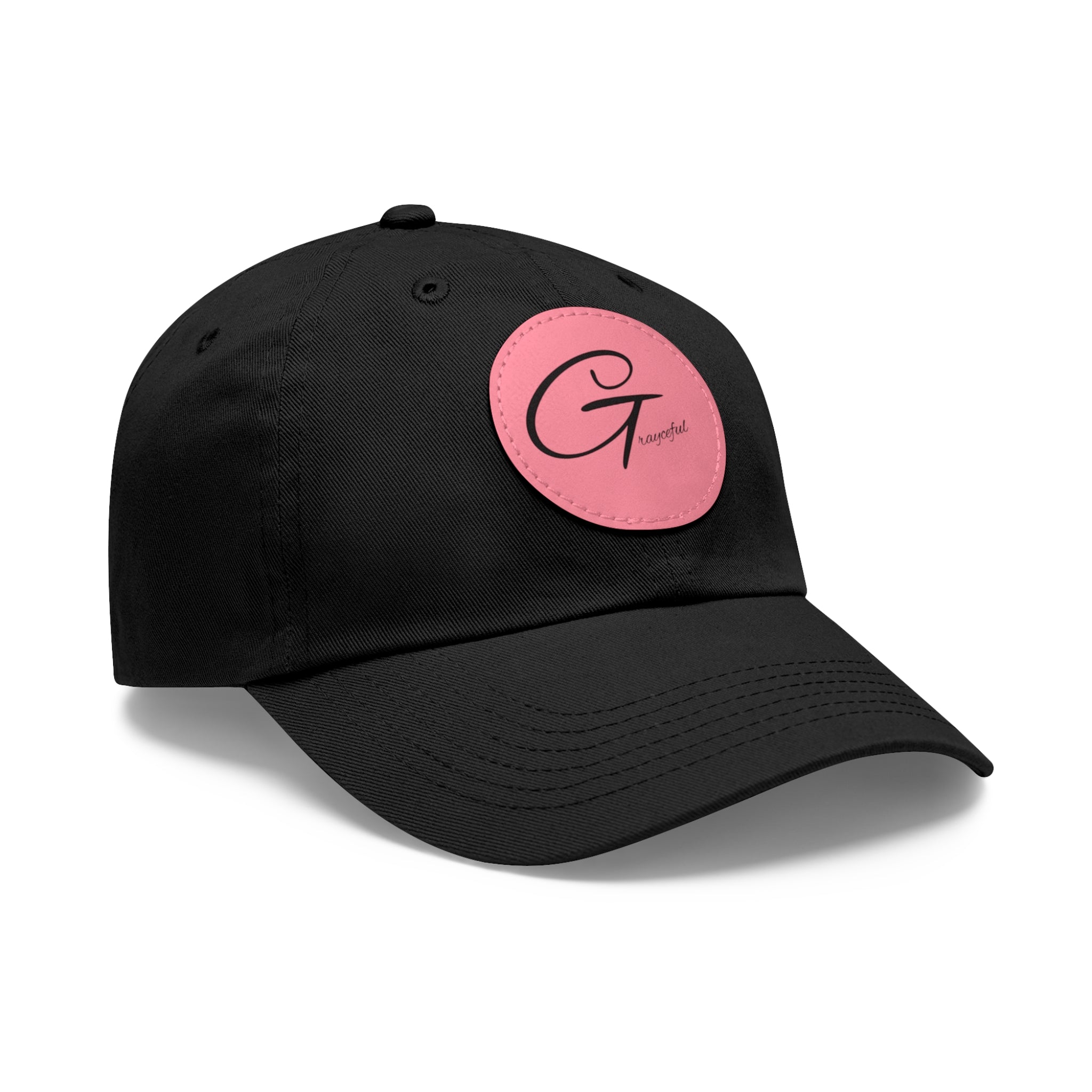 Unstructured Cotton Baseball Cap with Minimalist Leather Patch