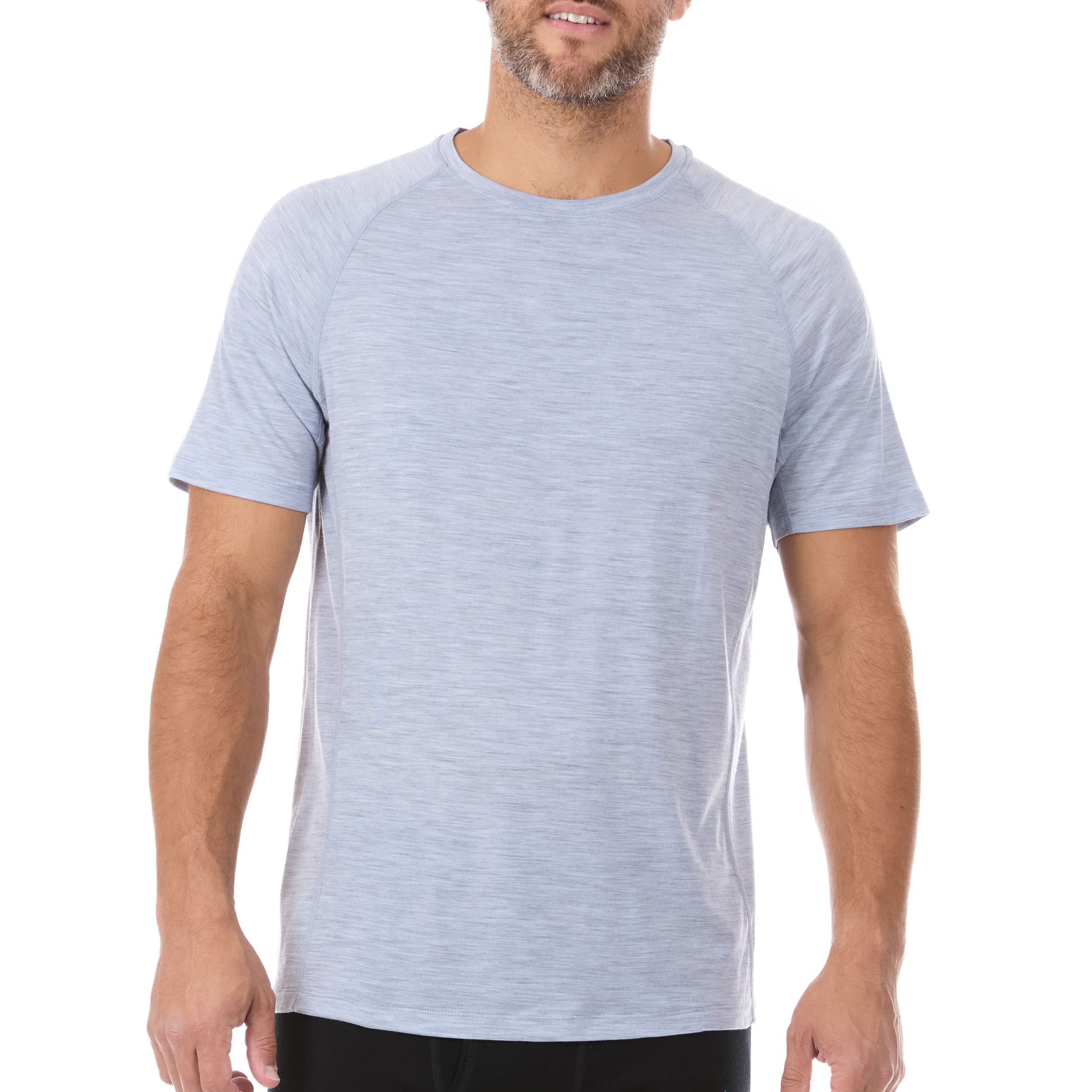 Woolverino Men's Microweight Merino Wool Raglan T-Shirt