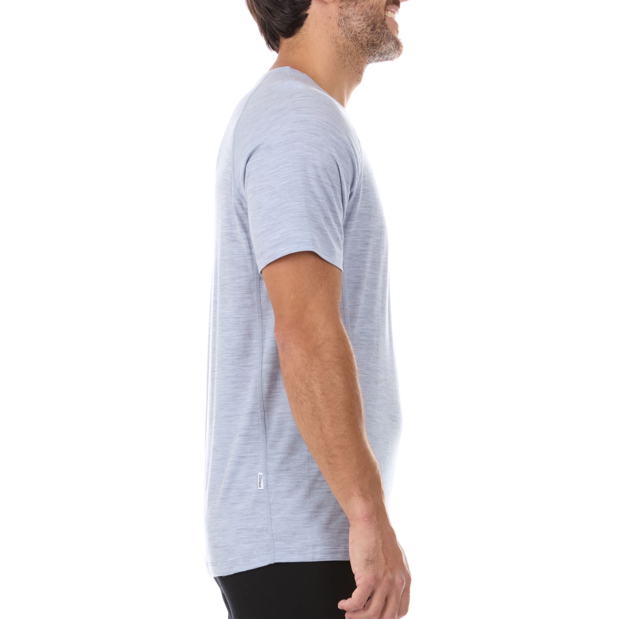 Woolverino Men's Microweight Merino Wool Raglan T-Shirt