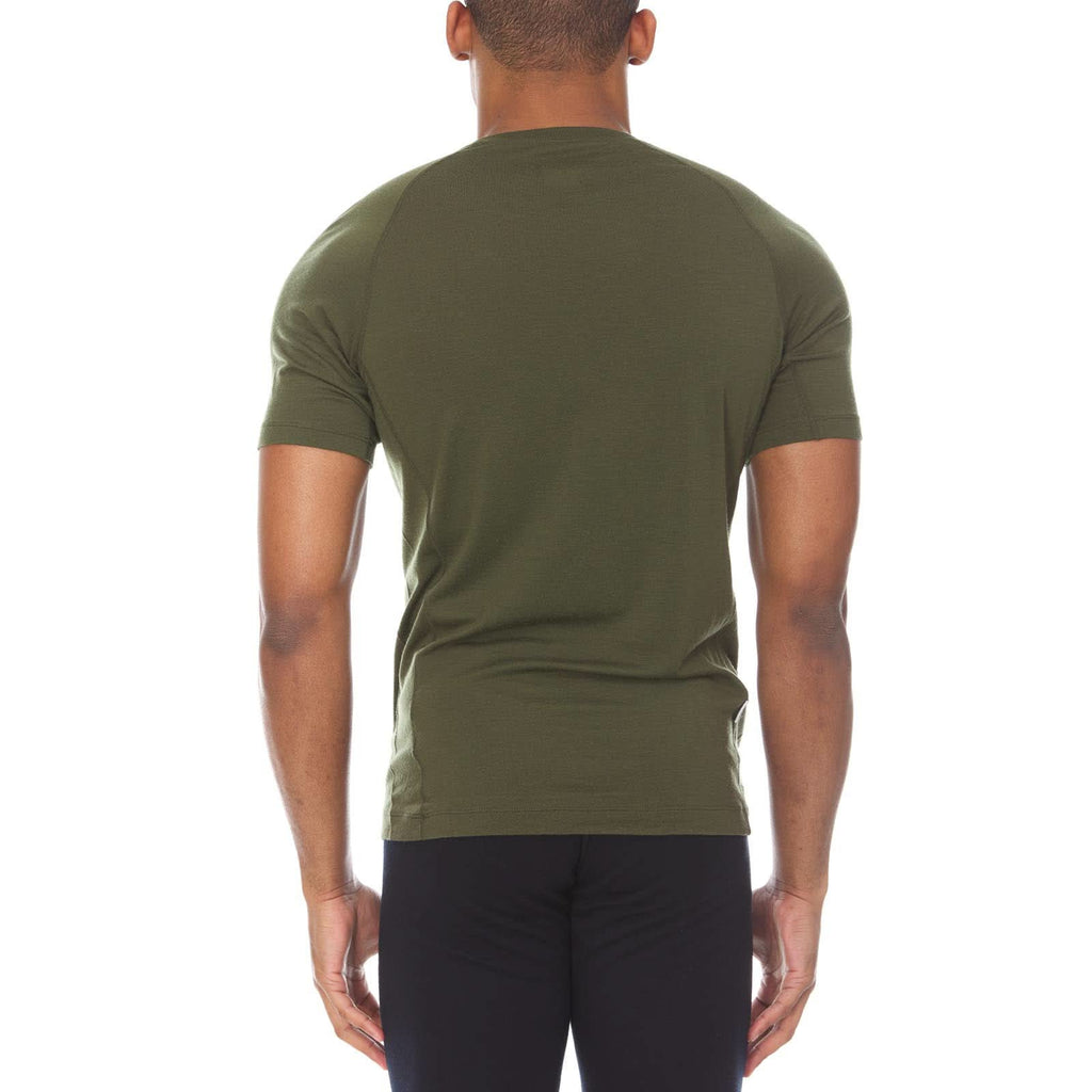 Woolverino Men's Microweight Merino Wool Raglan T-Shirt