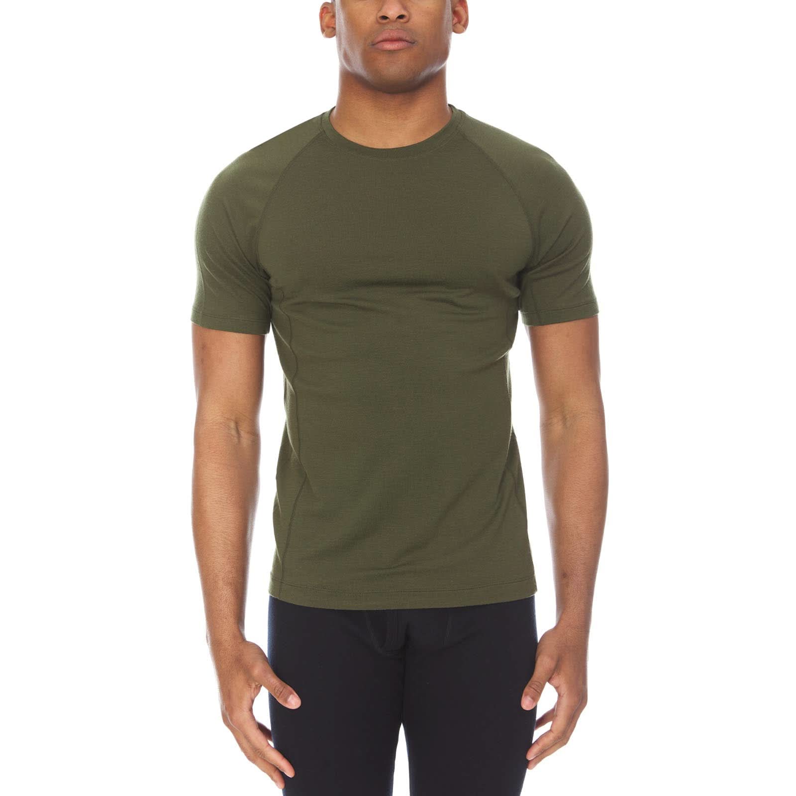 Woolverino Men's Microweight Merino Wool Raglan T-Shirt