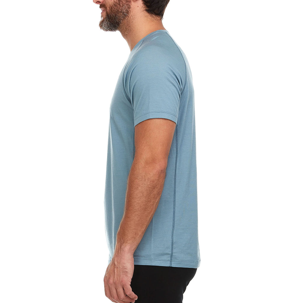 Woolverino Men's Microweight Merino Wool Raglan T-Shirt