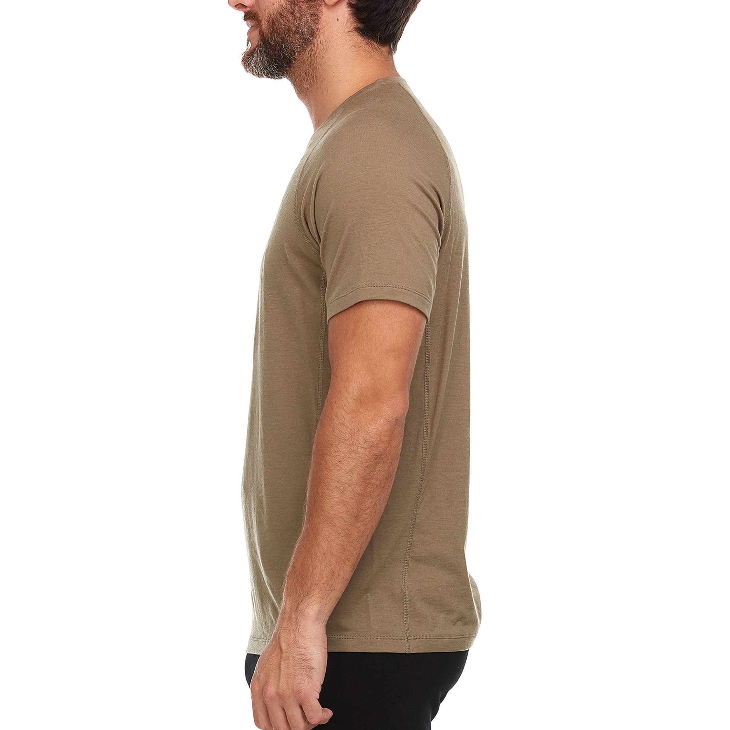 Woolverino Men's Microweight Merino Wool Raglan T-Shirt