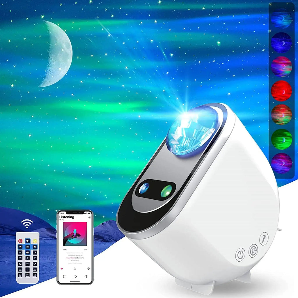 Aurora Borealis Galaxy Star Projector LED Night Light for Bedroom