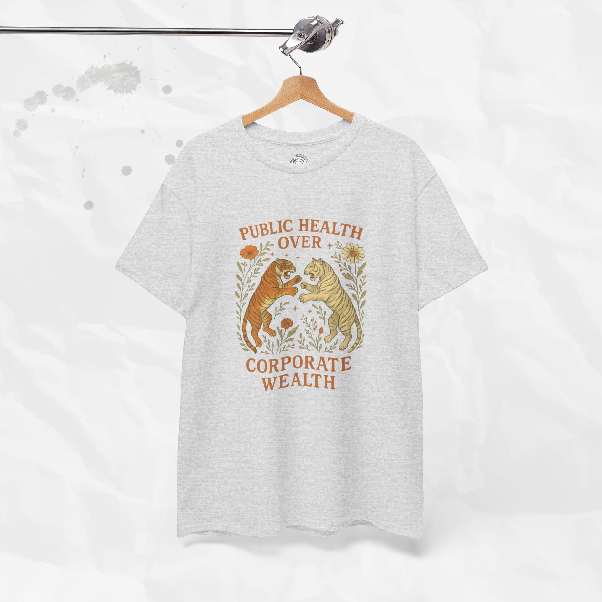 Public Health Over Corporate Wealth - T-Shirt