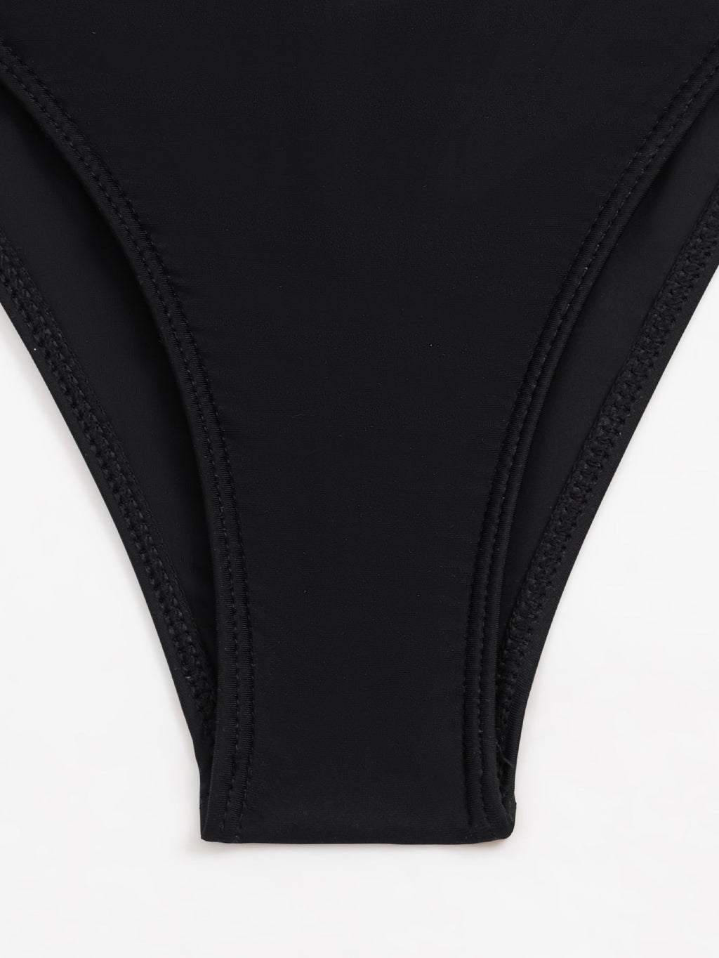 Swimsuit Women Sexy Siamese Push Up Sling Solid Color Swimsuit