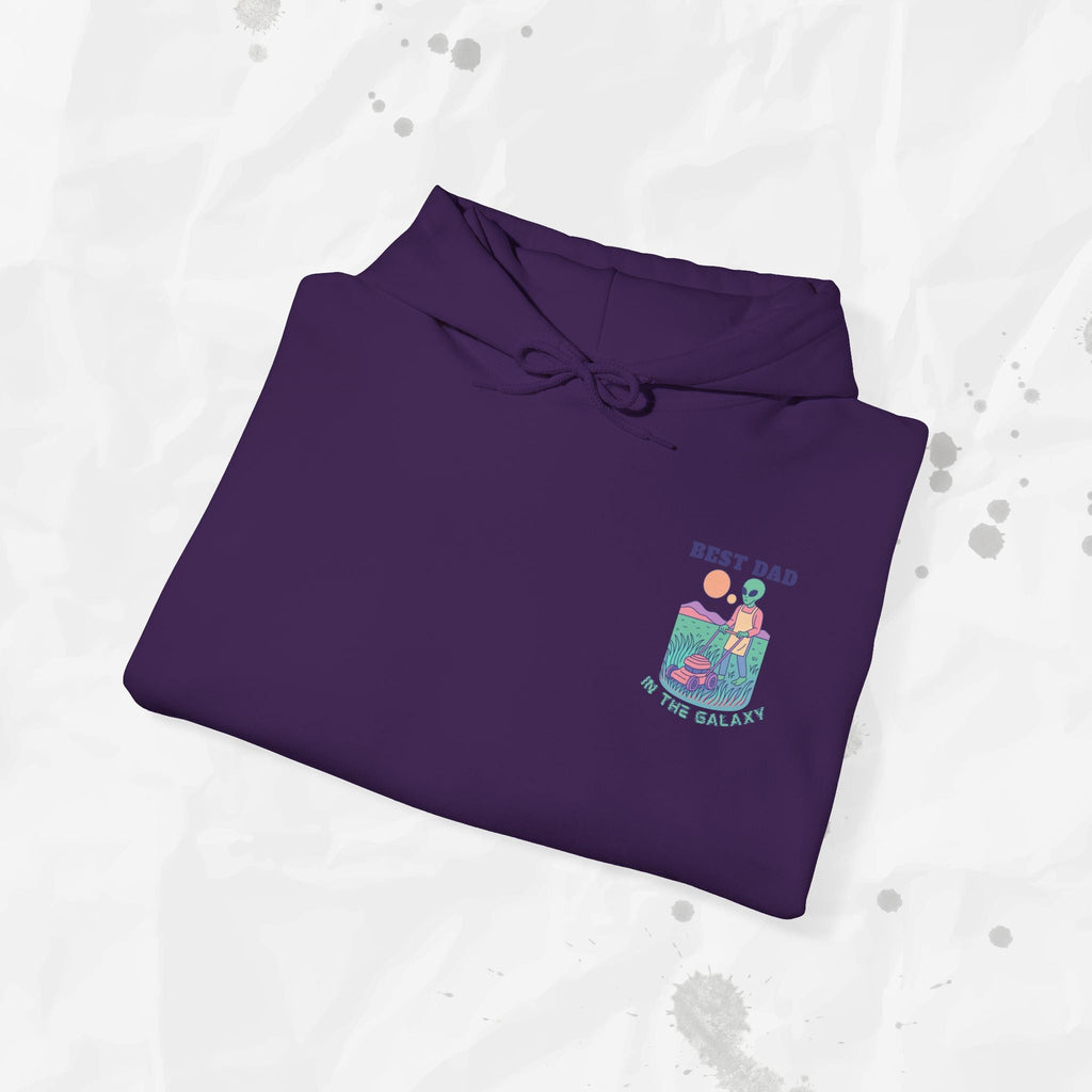 Best Dad in the Galaxy – Hoodie (Pocket Print)