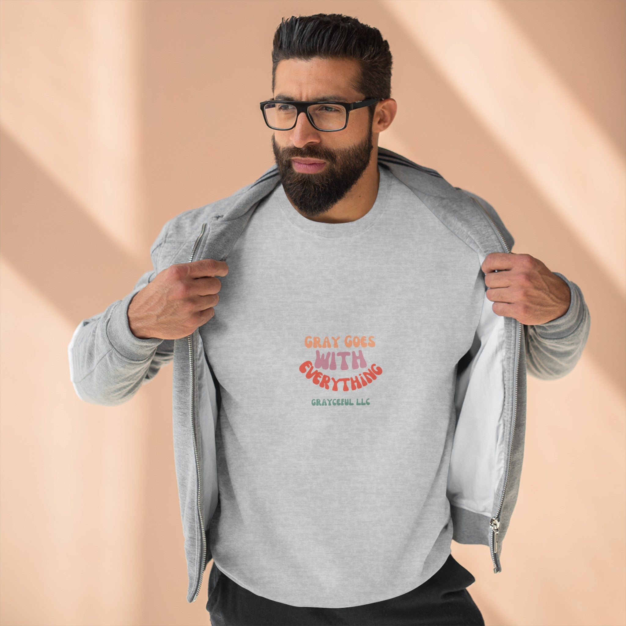 Unisex Crewneck Sweatshirt: Premium 3-End Fleece Pullover