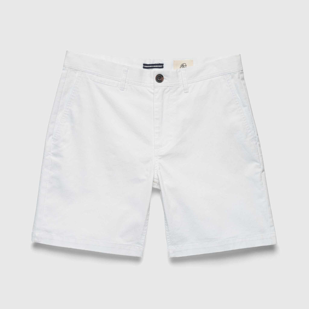 Andrew 7.5" Stretch Twill Short - Brilliant White