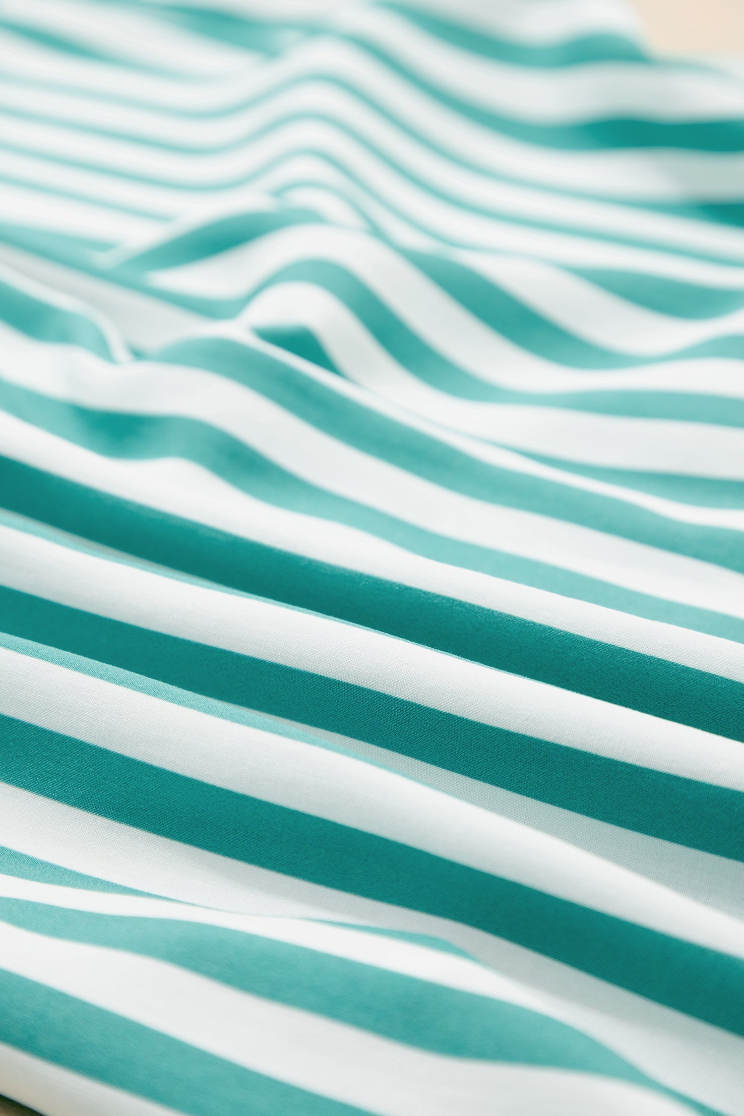 Stripe Ricrac Trim Shirt & Drawstring Shorts Set | Viscose