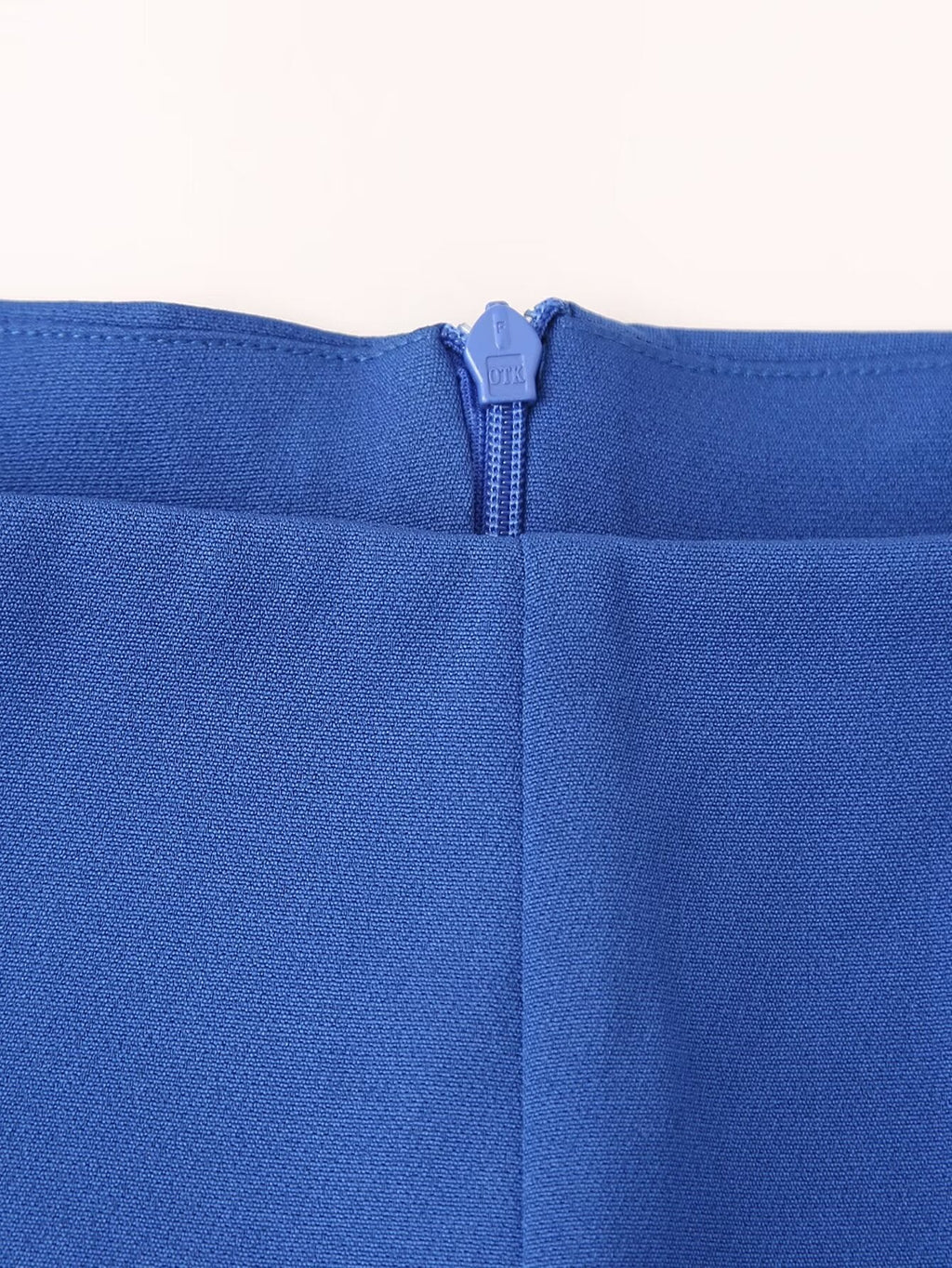 Women Clothing Summer Blue Color Back Cross Design Midi Dress