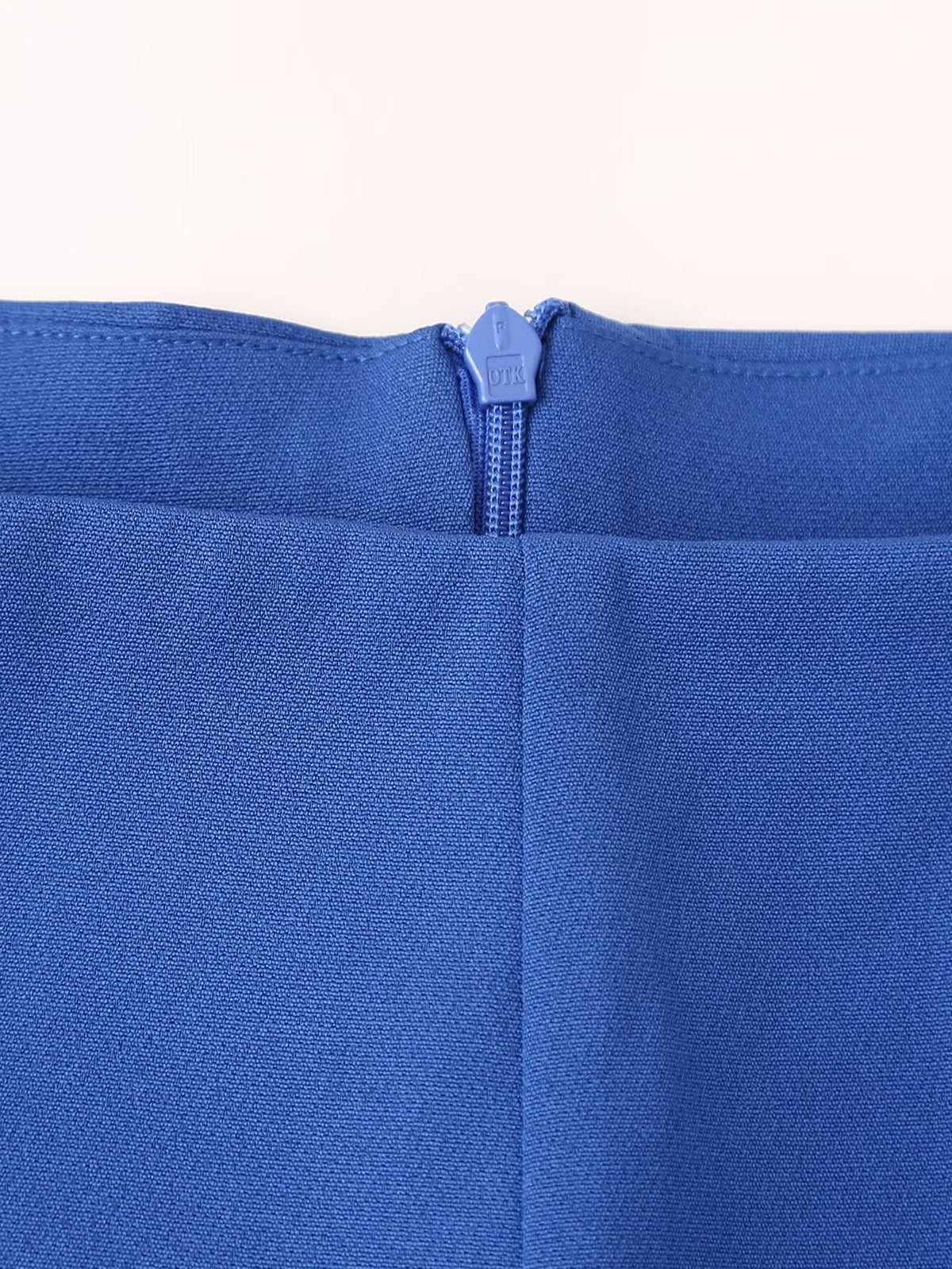 Women Clothing Summer Blue Color Back Cross Design Midi Dress