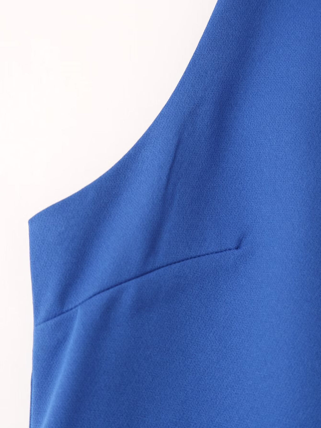 Women Clothing Summer Blue Color Back Cross Design Midi Dress