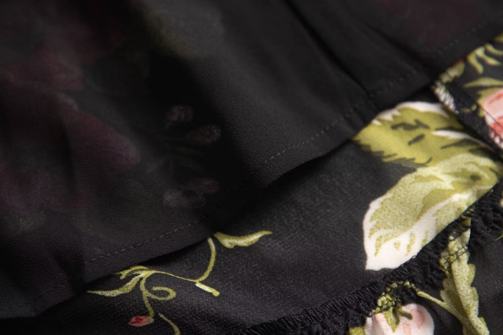 Spring Holiday Casual Strap Lace Large Floral Printed Maxi Dress