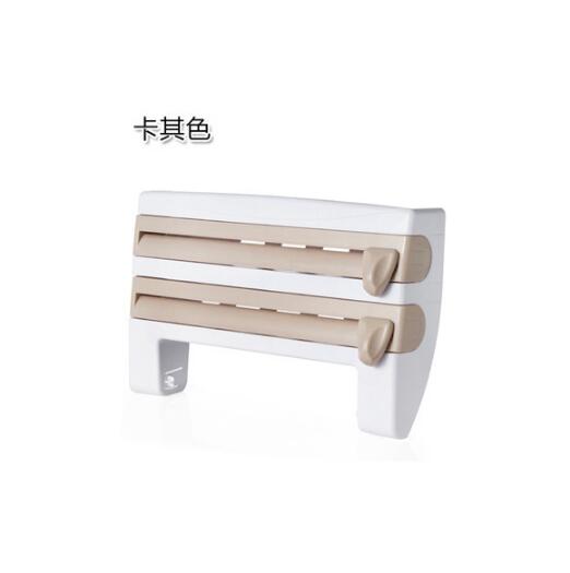 4-in-1 Wall Mounted Kitchen Roll Holder Dispenser for Foil and Film