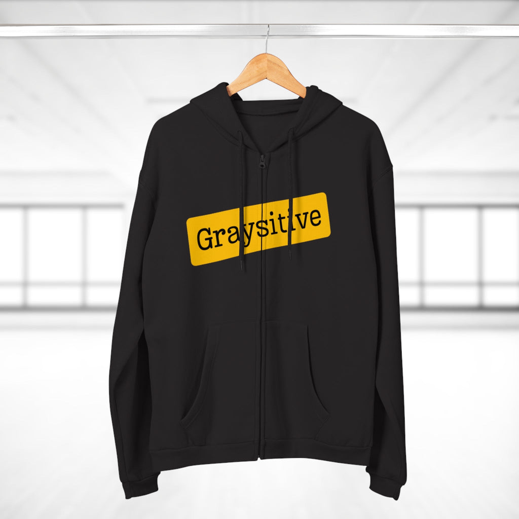 Unisex Hooded Zip Sweatshirt - Streetwear Knit Essential
