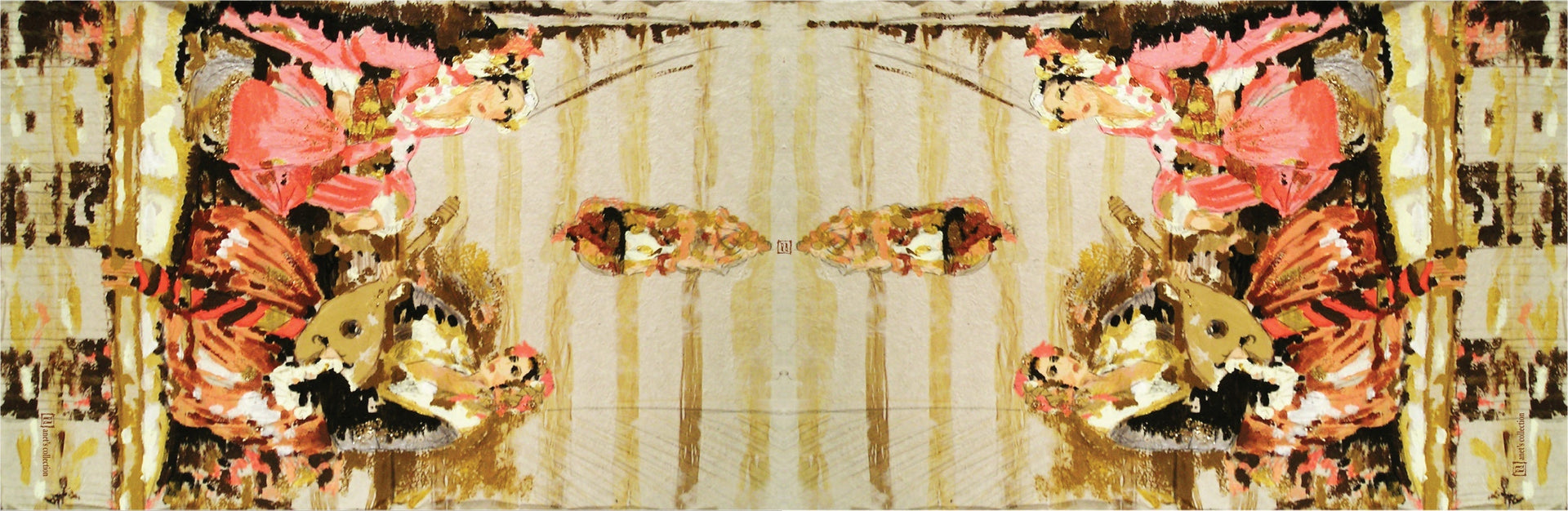 Women's Afternoon Ladies Time Cotton Silk Scarf
