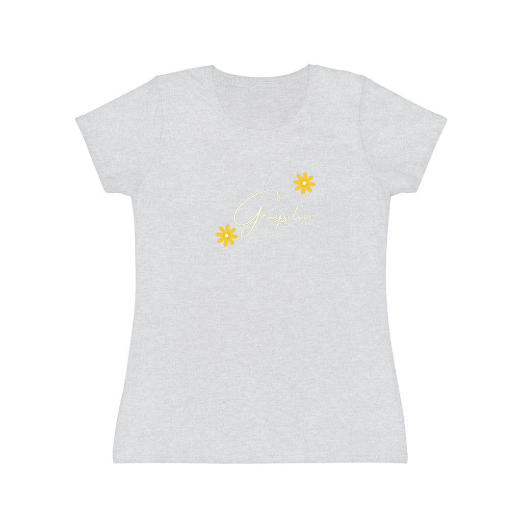Women's Floral Graphic T-Shirt in Black, Pink, and Gray