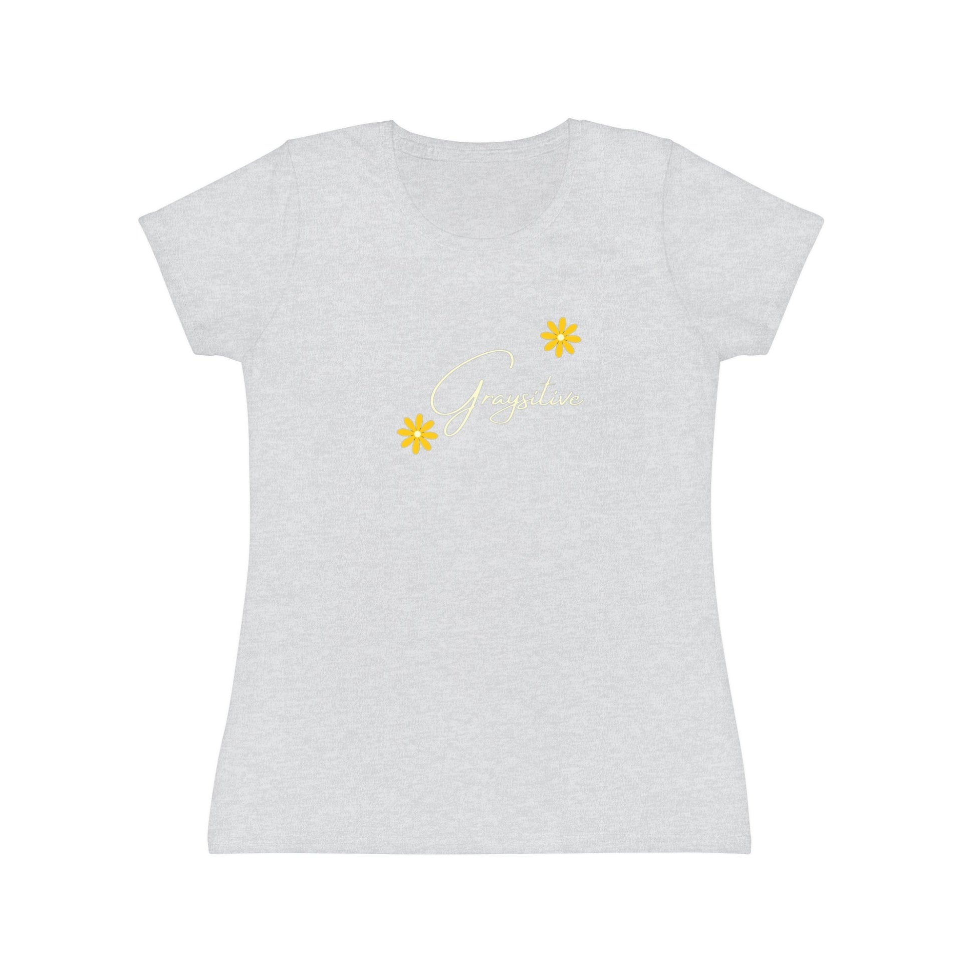 Women's Floral Graphic T-Shirt in Black, Pink, and Gray