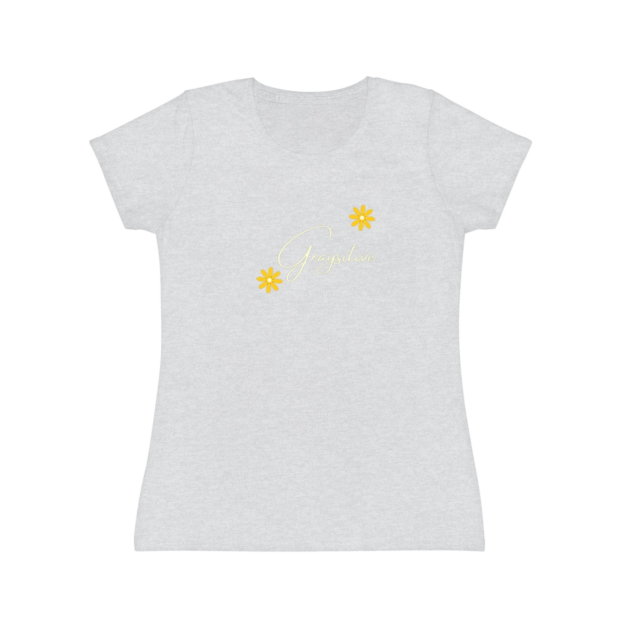 Women's Floral Graphic T-Shirt in Black, Pink, and Gray