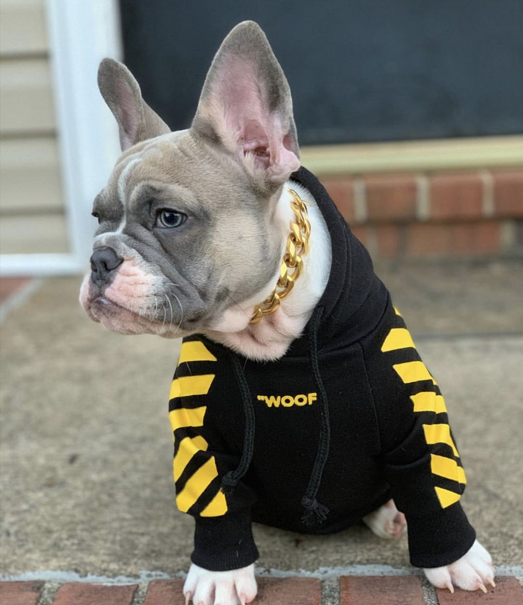 Woof Dog Hoodie Streetwear Soft Cotton Pullover for Pets - Image 13