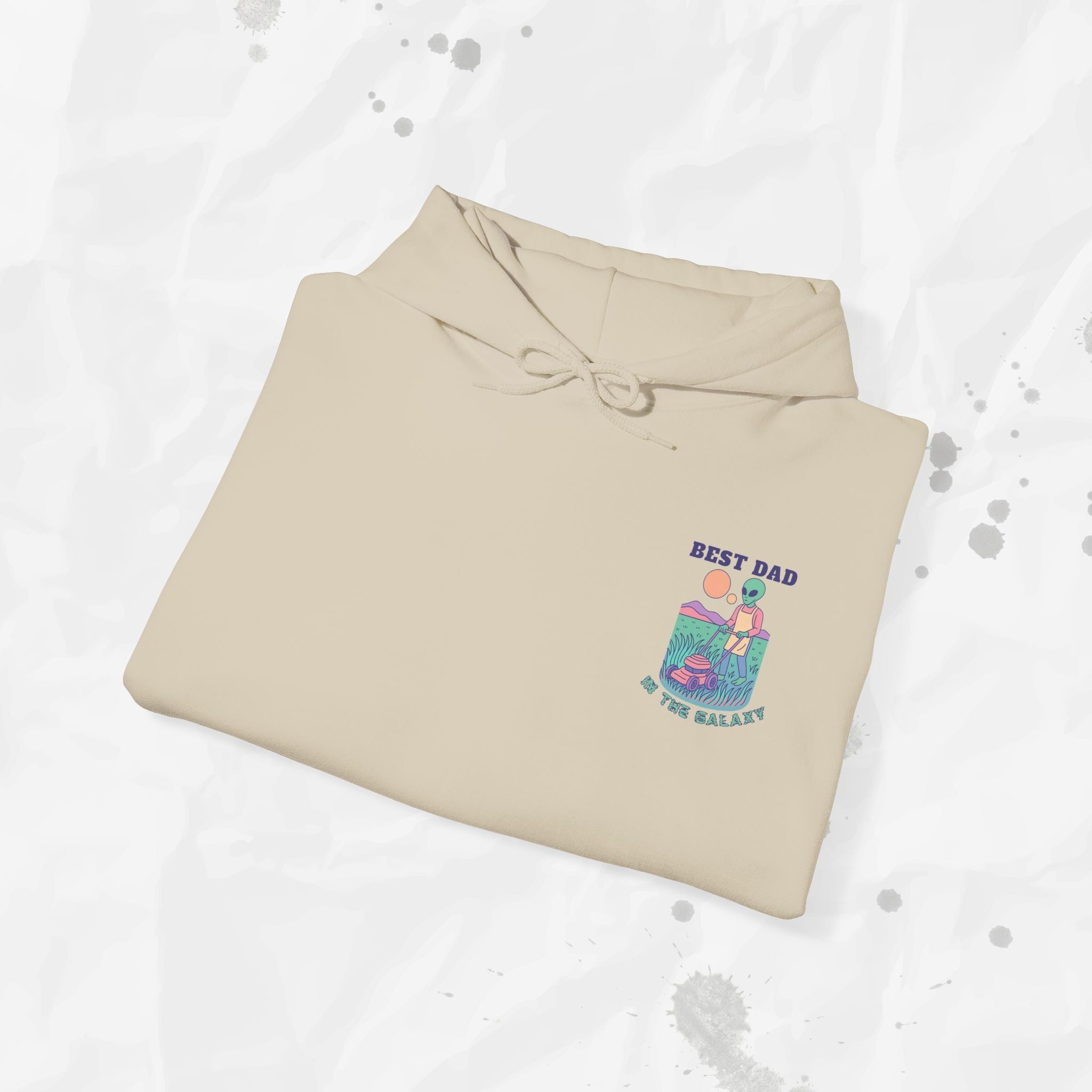 Best Dad in the Galaxy – Hoodie (Pocket Print)