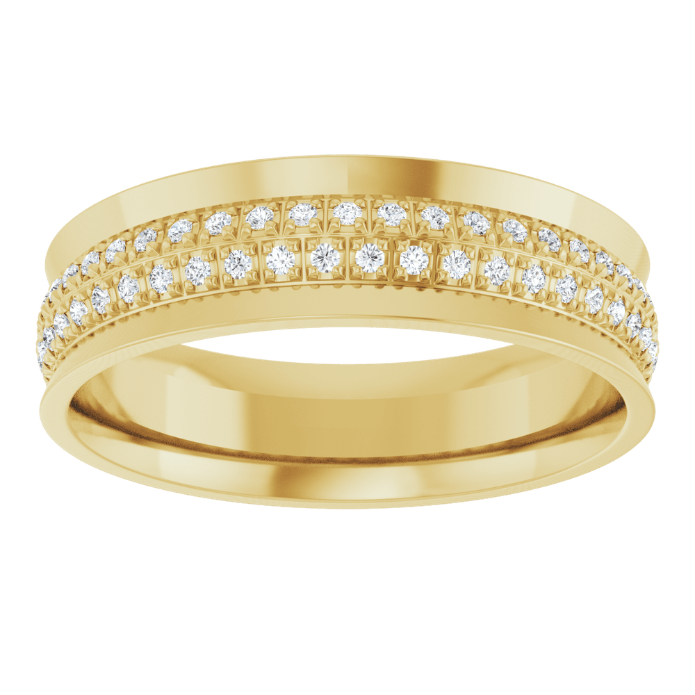14K White Gold 1/3 CTW Lab-Grown Diamond Band Ring