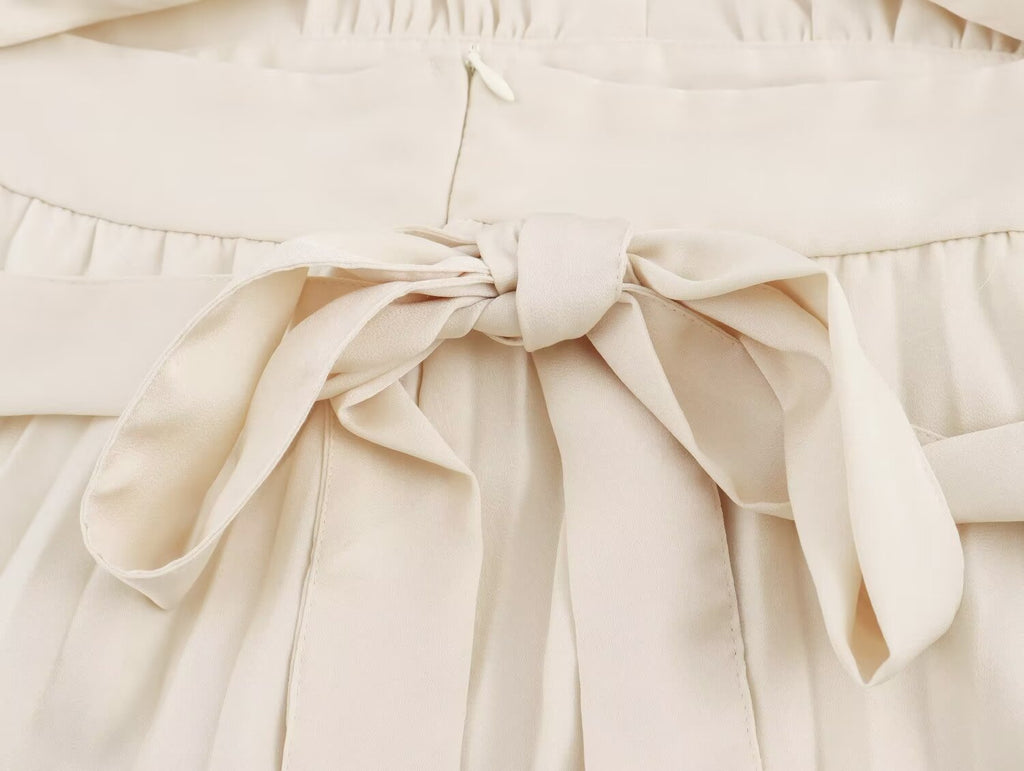 Summer Dress Sexy Back Hollow Out Cutout Cross Strap Design Dress