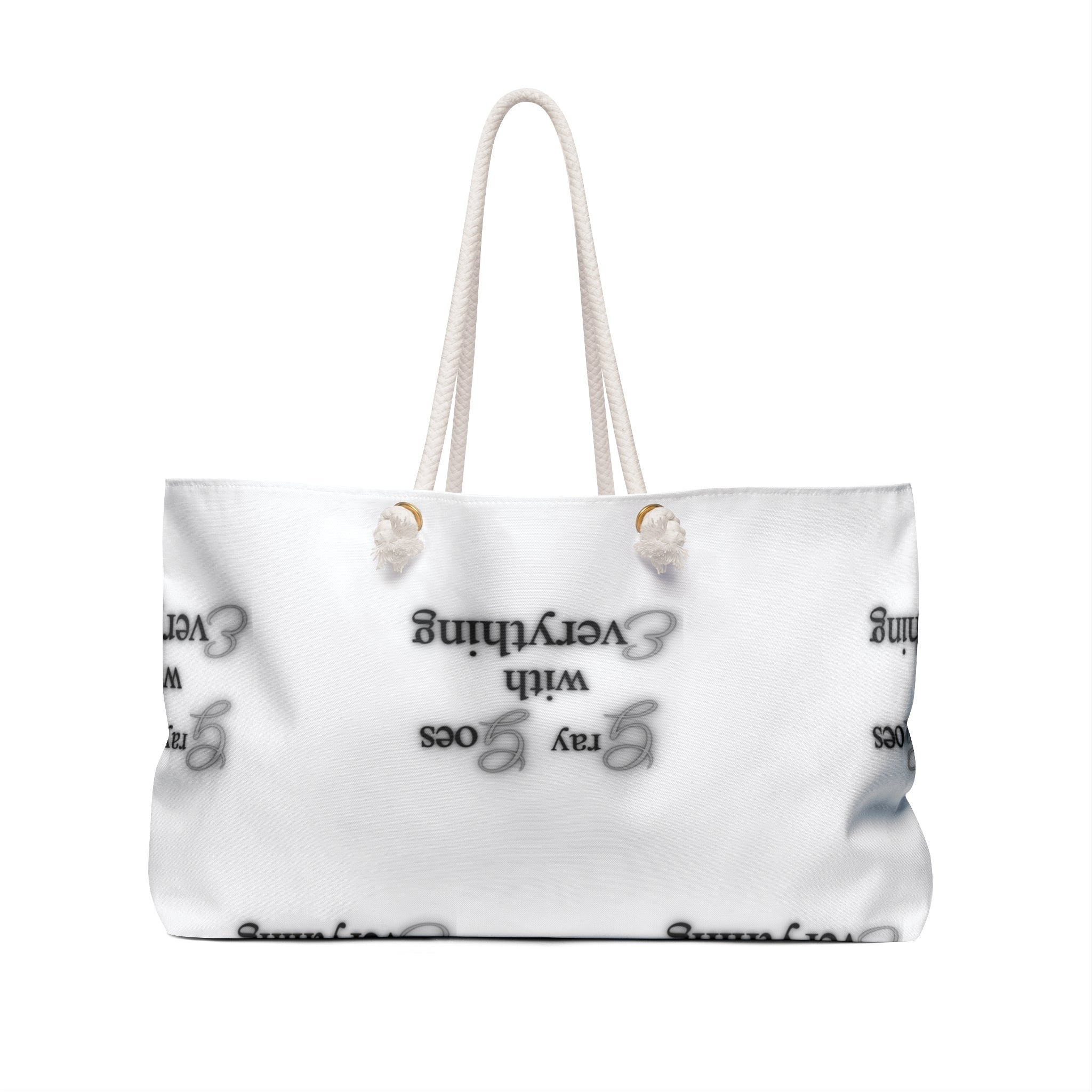 Gray Goes With Everything Weekender Travel Bag