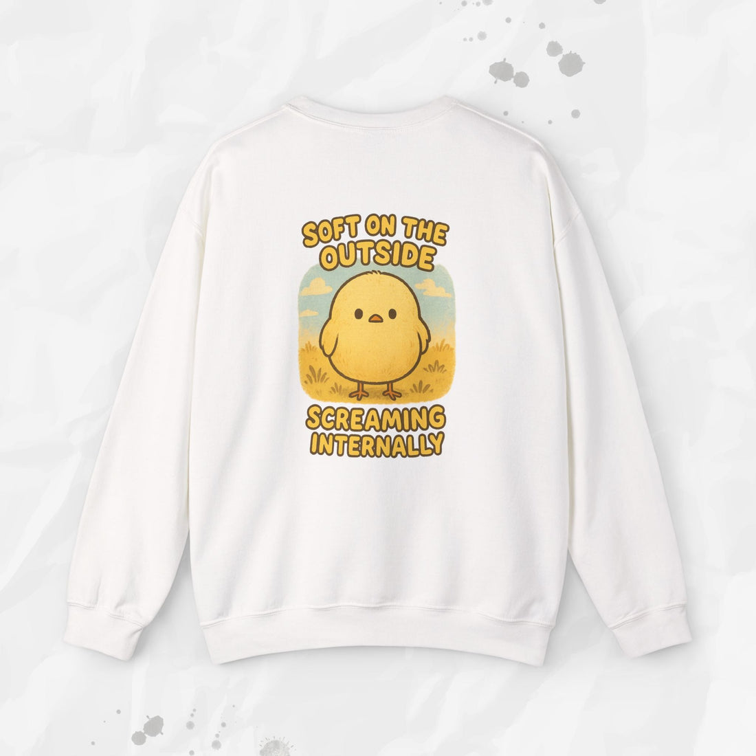 Soft on the Outside Screaming Internally - Crewneck Sweatshirt